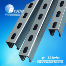 Unistrut Pre Galvanized Steel Slotted C Strut Channel with CE, UL,ISO